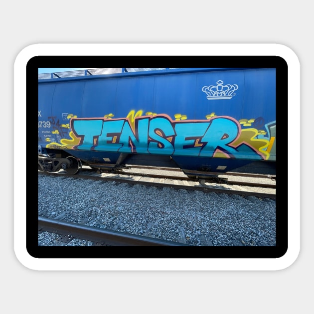 Tenser graffiti Sticker by Just4Funds